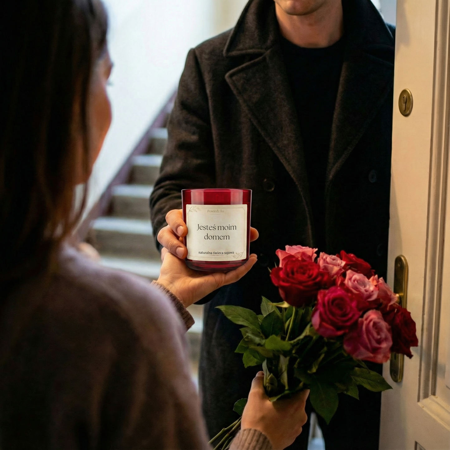 PowiedzTo świeczka sojowa Jesteś moim domem 175 g