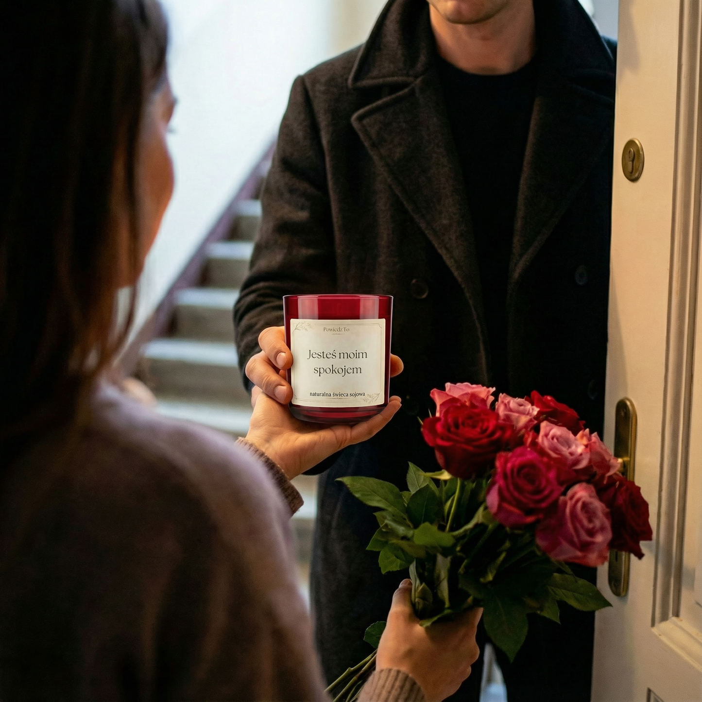 PowiedzTo świeczka sojowa Jesteś moim spokojem 175 g