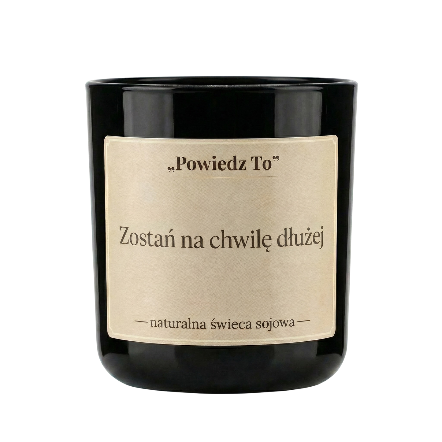 PowiedzTo świeczka sojowa Zostań na chwilę dłużej 175 g