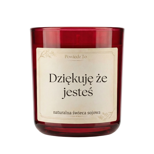 PowiedzTo świeczka sojowa Dziękuje że jesteś 175 g