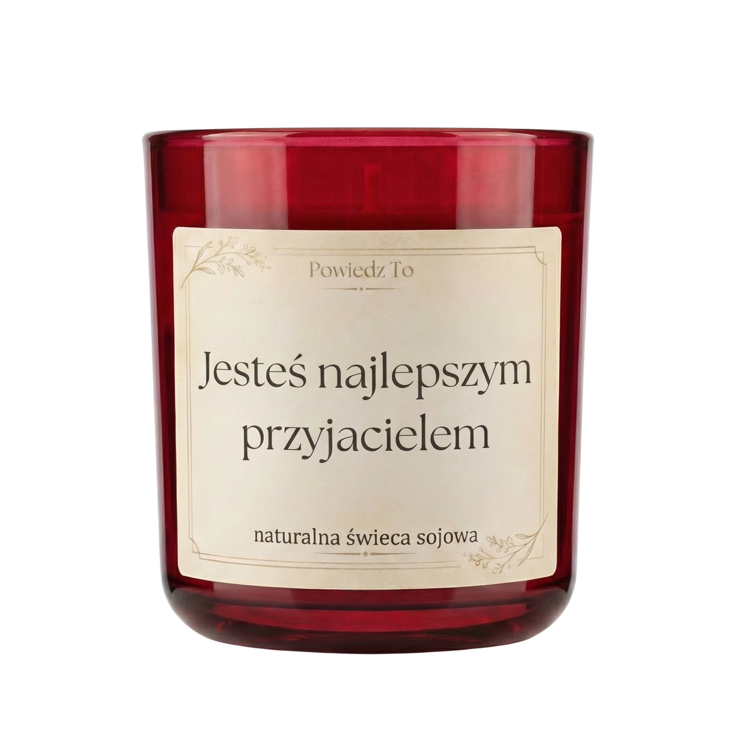 PowiedzTo świeczka sojowa Jesteś najlepszym przyjacielem 175 g