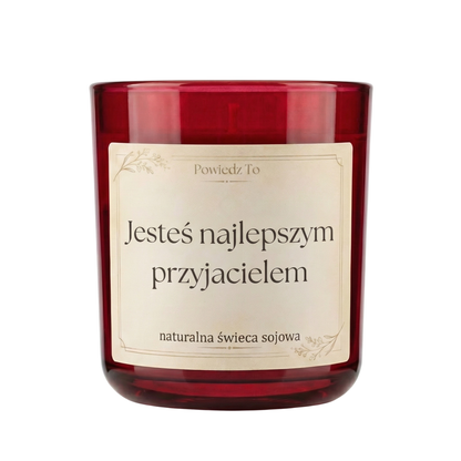 PowiedzTo świeczka sojowa Jesteś najlepszym przyjacielem 175 g