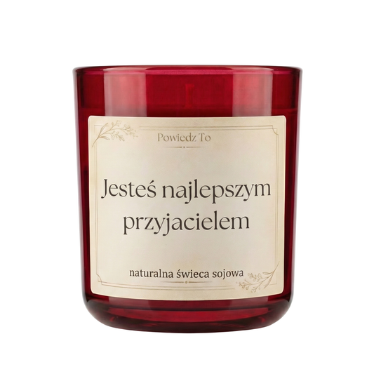PowiedzTo świeczka sojowa Jesteś najlepszym przyjacielem 175 g