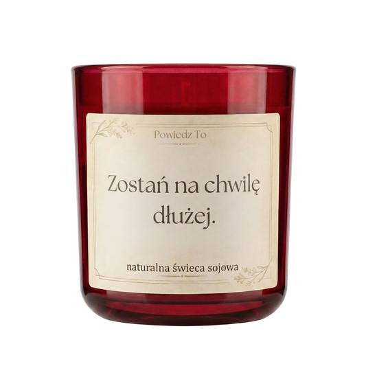 PowiedzTo świeczka sojowa Zostań na chwilę dłużej 175 g